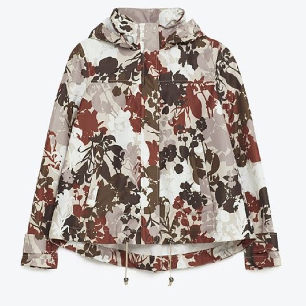 Zara Camo Raincoat